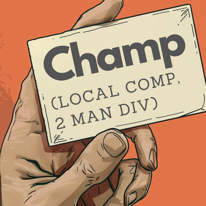 Here's My Card - Champ (Sticker)